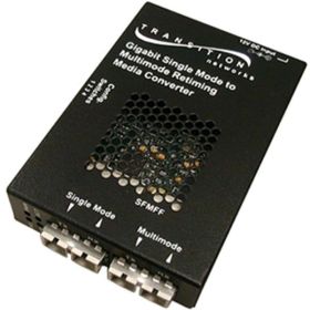 SFMFF1317-220 Transition 1000Base-SX 850 NM Multi-Mode (SC) to 1000Base-LX 1550 NM Single-Mode (SC) 65 Kilometers/40.4 Miles for Gigabit Ethernet Stand-Alone Media Converters