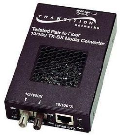 SSETF1011-205 Transition 10/100Base-TX RJ45 to 10/100Base-SX 850nm multimode (ST) Stand-Alone Media Converter