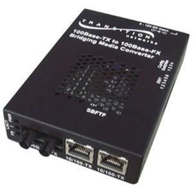 SBFTF1013-110 Transition 2 Port 10/100Base-TX To 100Base-FX MMF 1300 NM SC Duplex 2 Kilometers Stand-Alone for Fast Ethernet Media Converter