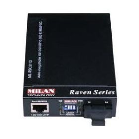 MIL-RC6113LX Transition 10/100/1000Base-T to 1000Base-LX SC SMF for Raven Series Stand-Alone Media Converter