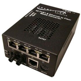 S4TEF1035-110 Transition 1550 NM Single-Mode (SC) 120 Kilometers/74.6 Miles to Ports2-5 (RJ-48) 1.5 Kilometers/0.9 Miles Port6 10/100Base-TX (RJ-45) 100m Port7 6-Pin DIN for 4 x T1/E1 to Fiber Transport Mux Stand-Alone Media Converter