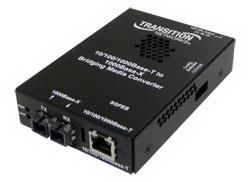 SGFEB1035-120-NA Transition 10/100/1000Base-T (RJ-45) to 1000Base-LX 1550 NM SC 125 Kilometers for 10/100/1000 Ethernet Stand-Alone Media Converter