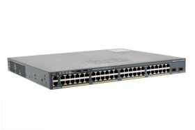 WS-C2960XR-48LPD-I-A Cisco Catalyst Cat2960-xr 48-Ports 10/100/1000 PoE+ 740w Managed Rack Mountable Network Switch with 2x SFP+ (Refurbished)