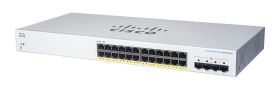 CBS220-24P-4G-NA Cisco Business CBS220-24P-4G Ethernet Switch - 24 Ports - Manageable - 2 Layer Supported - Modular - 4 SFP Slots - 30.40 W Power Consumption - 195 W PoE Budget - Optical Fiber, Twisted Pair - PoE  (Refurbished)