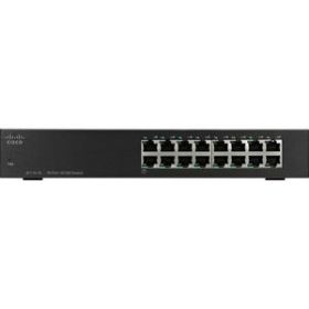 SF110-16-NA-RF Cisco SF110-16 Ethernet Switch - 16 Ports - Fast Ethernet - 100Base-T - Refurbished - 2 Layer Supported - Twisted Pair - Lifetime Limited  (Refurbished)