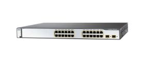WS-C3750-24TS-S-NOB Cisco Catalyst 3750 24-Ports RJ-45 Manageable Rack-mountable Switch with 2x SFP Ports (Refurbished)