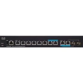 SG350-8PD-K9-NA-RF Cisco SG350-8PD 8-Port 2.5G PoE Managed Switch - 8 Ports - Manageable - Refurbished - 3 Layer Supported - Twisted Pair, Optical Fiber - PoE Ports - Rack-mountable, Desktop - Lifetime Limited  (Refurbished)