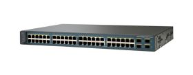 WS-C3560V2-48PS Cisco Catalyst 3560v2 48-Ports 10/100Base-TX RJ-45 PoE Manageable Layer3 Rack-mountable 1U Switch with 4x SFP Ports (Refurbished)