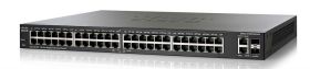 SLM2048PT Cisco SG200-50 48-Ports 10/100/1000Mbps PoE 2 x Combo mini-GBIC Port Smart Switch (Refurbished)