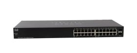 SG110-24HP-UK Cisco Small Business SG110-24HP 24-Ports SFP 10/100/1000Base-T PoE Unmanaged Layer 2 Rack-mountable Gigabit Ethernet Switch (Refurbished)