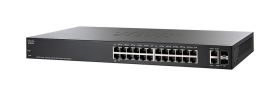 SF220-24-K9 Cisco Small Business Smart Plus Sf220-24 Managed Switch 24 Ethernet Ports & 2 Combo Gigabit Sfp Ports (Refurbished)