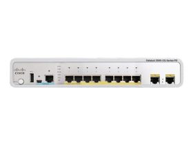 WS-C3560CPD-8PT Cisco Catalyst 3560C 8-Ports 10/100Mbps PoE 2 x 10/100/1000Mbps Compact Switch (Refurbished)