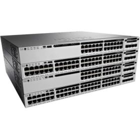 C1-WSC3850-48XS-S Cisco ONE Catalyst 3850 48-Ports PoE+ 4x 40 Gigabit Ethernet Expansion Slots Optical Fiber 48-Ports SFP+ Slots Layer3 Rack-Mountable 1U and Desktop Switch (Refurbished)