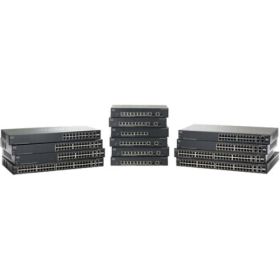 SF302-08MPP-K9-AU Cisco Small Business SF302-08P 8-Ports RJ-45 10/100 PoE Layer 3 Manageable Rack-mountable with 2 Combo Gigabit SFP Switch (Refurbished)