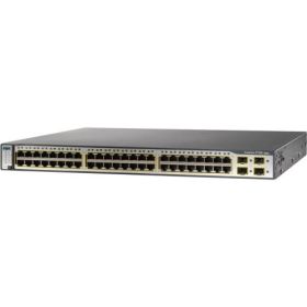 3750G-48TS-RF Cisco Ingram Certified Pre-Owned Catalyst 3750G-48TS Layer 3 Switch (Refurbished)