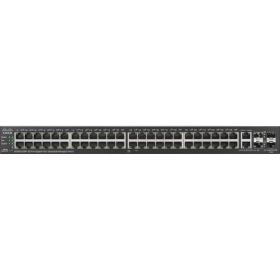 SG500-52MP-K9G5-RF Cisco SG500-52MP 52-Ports 10/100/1000Base-T Rj-45 PoE+ Stackable Manageable Layer3 Desktop Switch with 2x Shared SFP Slots (Refurbished)