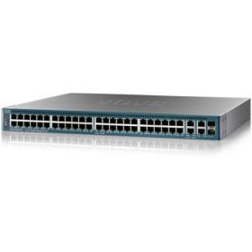 ESW2-350G52DCK9-RF Cisco ESW2-350G-52DC 50-Ports 10/100/1000 Optical Fiber and Twisted Pair Layer3 Manageable Switch with 2x SFP (Refurbished)