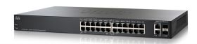 SLM224PT Cisco SF200-24P 24-Ports 10/100Mbps PoE Smart Switch (Refurbished)