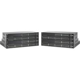 SF220-48-K9-UK Cisco SF220-48 48-Port 10/100 Smart Plus Switch - 48 Ports - Manageable - 10/100Base-TX, 10/100/1000Base-T, 1000Base-X - 2 Layer Supported - 2 SFP Slots - Desktop,  (Refurbished)