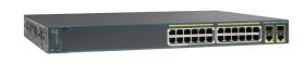 WS-2960-24LC-S Cisco Catalyst 2960 Series 24-Ports Ethernet 10/100Mbps 1 x Gigabit LAN 1 x SFP-based Switch (Refurbished)