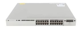 WS-C3850-24U-S Cisco Catalyst 3850 24-Ports 10/100/1000Base-T RJ-45 UPoE Managebale Layer3 Rack-mountable 1U Stackable Modular Switch (Refurbished)