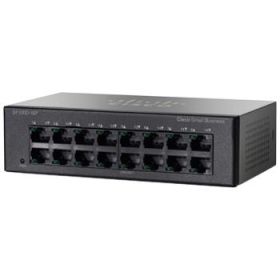 SF100D-16P-AU Cisco 16 10/100 PoE Ports Unmanaged Desktop Switch (Refurbished)