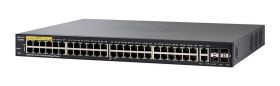 SF350-48P-K9 Cisco Small Business Sf350-48p Managed L3 Switch 48 Poe+ Ethernet Ports & 2 Ethernet Ports & 2 Combo Gigabit Sfp Ports (Refurbished)