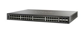 SG500X-48P-K9G5-RF Cisco SG500X-48P 48-Ports 10/100/1000 RJ-45 PoE Managebale Layer3 Stackable Rack-mountable Switch with 4x 10 Gigabit SFP+ Ports (Refurbished)