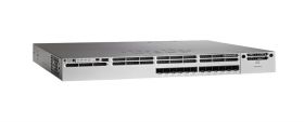 WS-C3850-12S Cisco Catalyst 3850 12-Ports SFP Manageable Layer3 Rack-mountable 1U Stackable Modular Switch with 1x Network Interface Module (NIM) (Refurbished)
