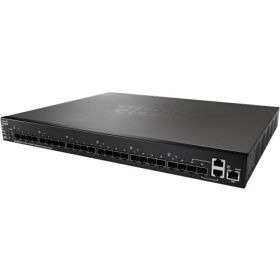SG550XG-24F-K9-NA Cisco Small Business SG550XG-24F 24-Ports SFP+ 10GBase-T Manageable Layer 3 Rack-mountable Gigabit Ethernet Switch (Refurbished)