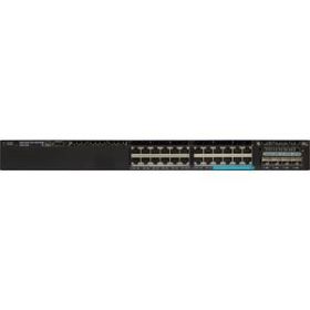 WS-C3650-24PWDS-RF Cisco Cat3650 24-Ports poe 2x 10g uplink W/5 aplicense Ipb (Refurbished)