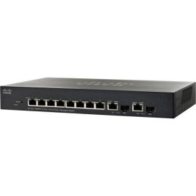 SF302-08MPPK9NA-RF Cisco SF302-08MPP 8-Ports 10/100 Max PoE+ Managed Switch (Refurbished)