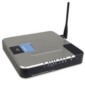 WRTU54G-TM-PB-R Linksys 54Mbps 4-Ports 802.11g Wireless-G Broadband Router with 2 Phone Ports (Refurbished)