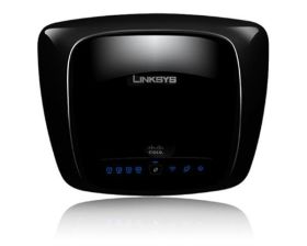 WRT160N-EW Linksys Ultra RangePlus Wireless-N 802.11b/g/n 4-Ports 300Mbps Broadband Router (Refurbished)
