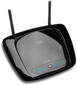WRT160NL Linksys Ultra RangePlus Wireless-N 802.11b/g/n 4-Ports 300Mbps Broadband Router (Refurbished)