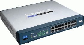 RV016 Linksys 16-Ports RJ-45 10Base-T/100Base-TX Fast Ethernet VPN Desktop Router (Refurbished)