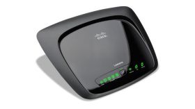 WAG120N Linksys 802.11b/G/N Wireless-N Home ADSL2+ 4-Port Modem Router (Refurbished)