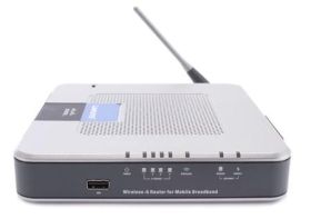 WRT54G3GV2-ST Linksys Wireless-G Router for Mobile Broadband (Refurbished)