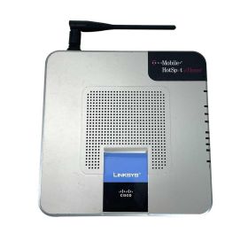 WRTU54G Linksys 54Mbps 4-Ports 802.11g Wireless-G Broadband Router with 2 Phone Ports (Refurbished)