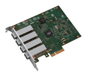 I350F4-A1 Intel Quad-Ports LC 1Gbps 1000Base-SX Gigabit Ethernet PCI Express 2.0 x4 Server Network Adapter