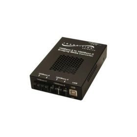 SFBRM1314-100 Transition 100Base-FX to 1000Base-LX mm SC OAM/IP-Based Remotely Managed Media Converter