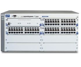 J4865AR HP ProCurve 4108GL Networking Ethernet Switch 8-Slot Chassis with 1 Power Supply Module (Refurbished)