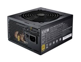 MPY-6501-AFAAG-ST Cooler Master MWE 650-Watts 100-240V AC 12-6A 50-60Hz 80-Plus Gold Full Modular ATX Power Supply