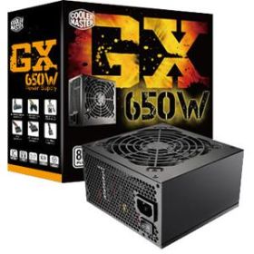 RS650-ACAAE3-US-A1 Cooler Master Gx 650-Watts ATX12V 80 Plus Power Supply
