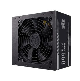 MPE-5501-ACAAW-NL Cooler Master MWE White 550-Watts 100-240V AC 8-4A 50-60Hz 80-Plus Standard ATX Power Supply
