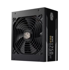 MPE-C501-AFCAG-EU Cooler Master MWE 1250-Watts 100-240V AC 15-7A 47-63Hz 80-Plus Gold Full Modular ATX Power Supply