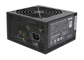 MPX-6001-ACAAW-JP Cooler Master MasterWatt Lite 600-Watts 100-240V AC 4-8A 50-60Hz 80-Plus Standard ATX Power Supply
