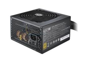 MPY-6501-ACAAG-JP Cooler Master MWE 650-Watts 100-240V AC 12-6A 50-60Hz 80-Plus Gold ATX Power Supply