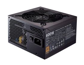 MPX-6001-ACAAB-BR Cooler Master MWE 600-Watts 100-240V AC 10-5A 50-60Hz 80-Plus Bronze ATX Power Supply