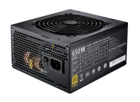 MPY-6501-AFAAG-EU Cooler Master MWE 650-Watts 100-240V AC 12-6A 50-60Hz 80-Plus Gold Full Modular ATX Power Supply